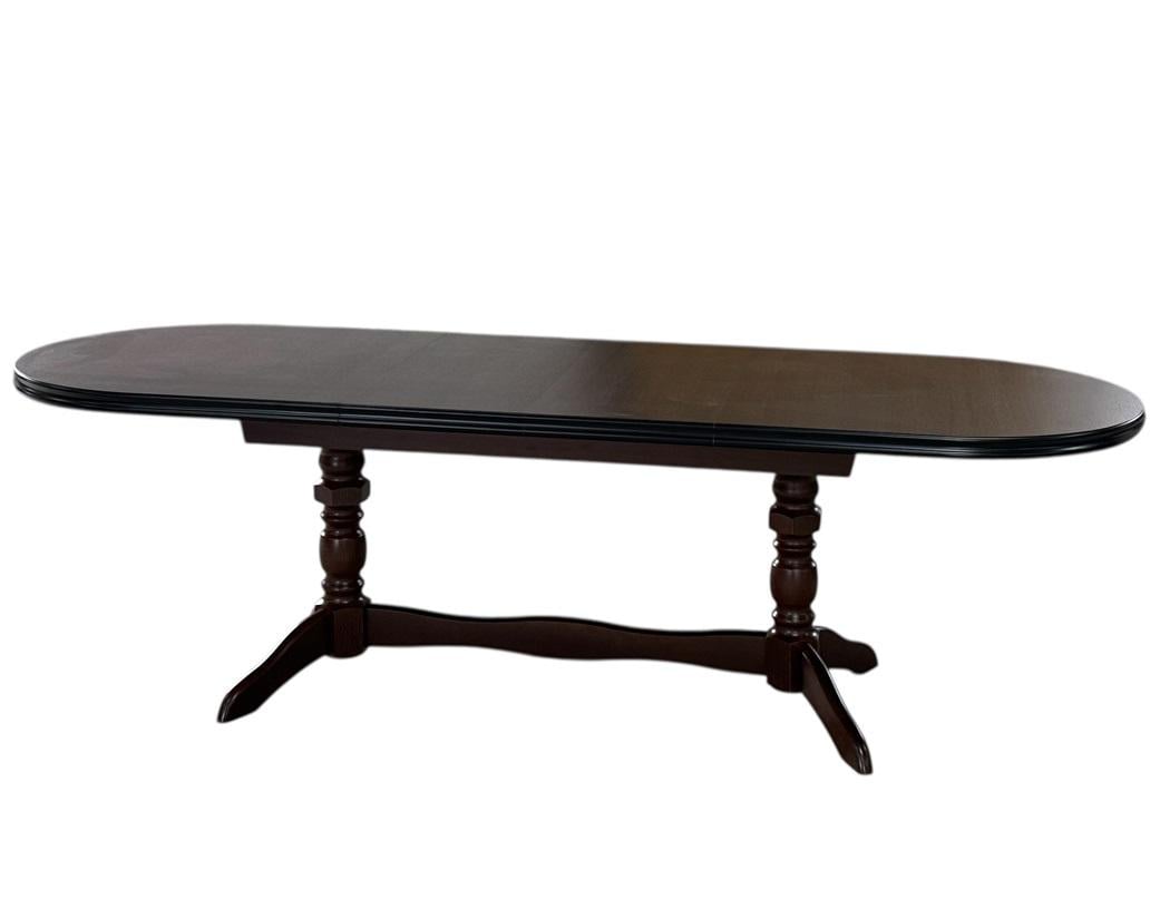 Обеденный стол раскладной овальный Скиф СТ-14 180х90/220х90/260х90 см Орех (26577888) - фото 7 Обеденный стол раскладной овальный Скиф СТ-14 180х90/220х90/260х90 см Орех (26577888) - фото 7