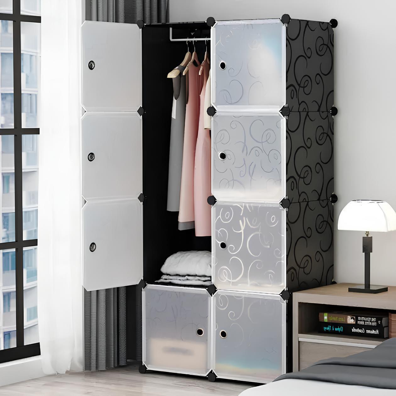 Пластикова шафа-органайзер розбірна МР 28-51 Чорний (2666532255)