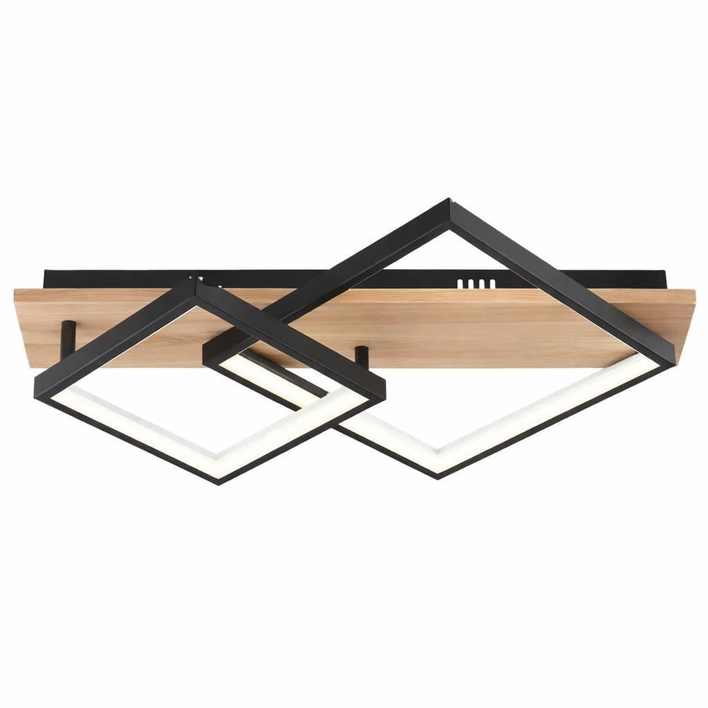 Люстра стельова світлодіодна SIRIUS DK6588/2 BK+Wood 47W (36945236) Люстра стельова світлодіодна SIRIUS DK6588/2 BK+Wood 47W (36945236)