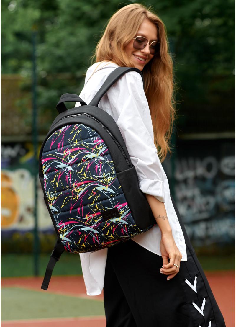 Рюкзак жіночий Sambag Zard LRT Abstract Чорний (25088707) - фото 1