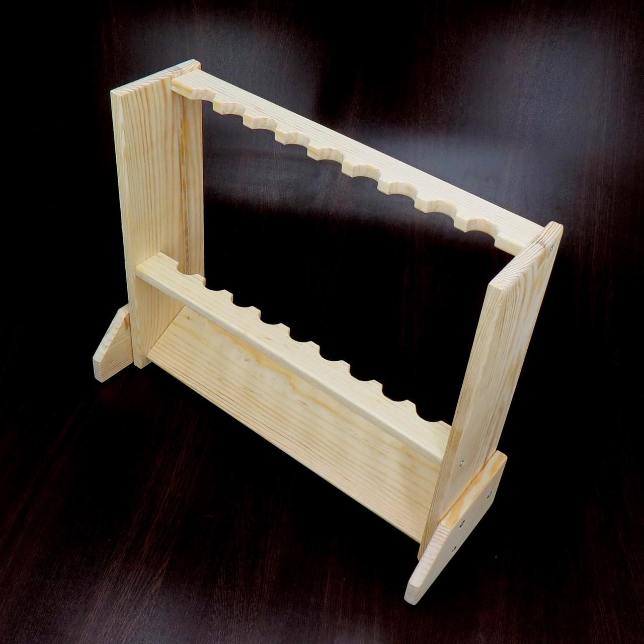 Органайзер для вудок із дерева Болонь 9 Бланже (РИБ-091301) - фото 2 Органайзер для вудок із дерева Болонь 9 Бланже (РИБ-091301) - фото 2