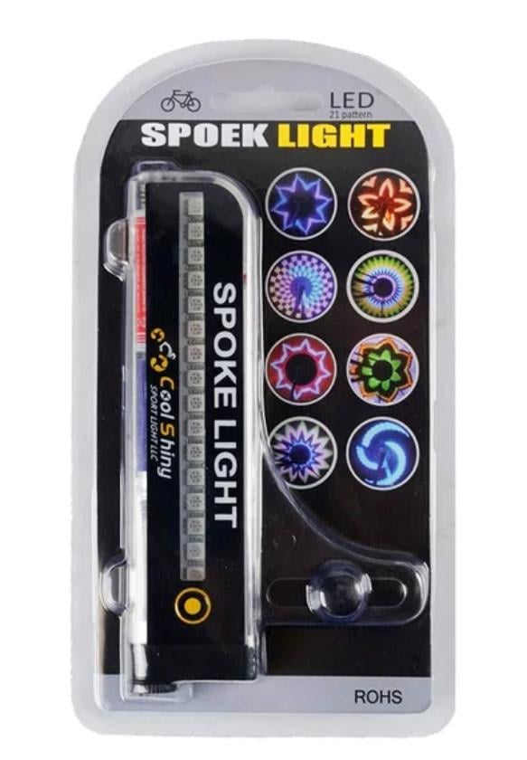 Подсветка колес велосипеда Spoke light 21 узор (2009102119)