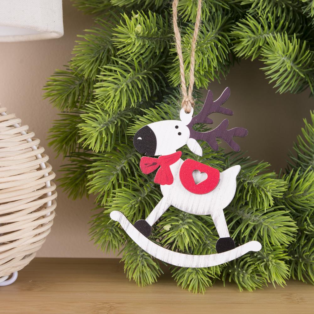 Подвеска новогодняя Лось-качалка (5438-12)