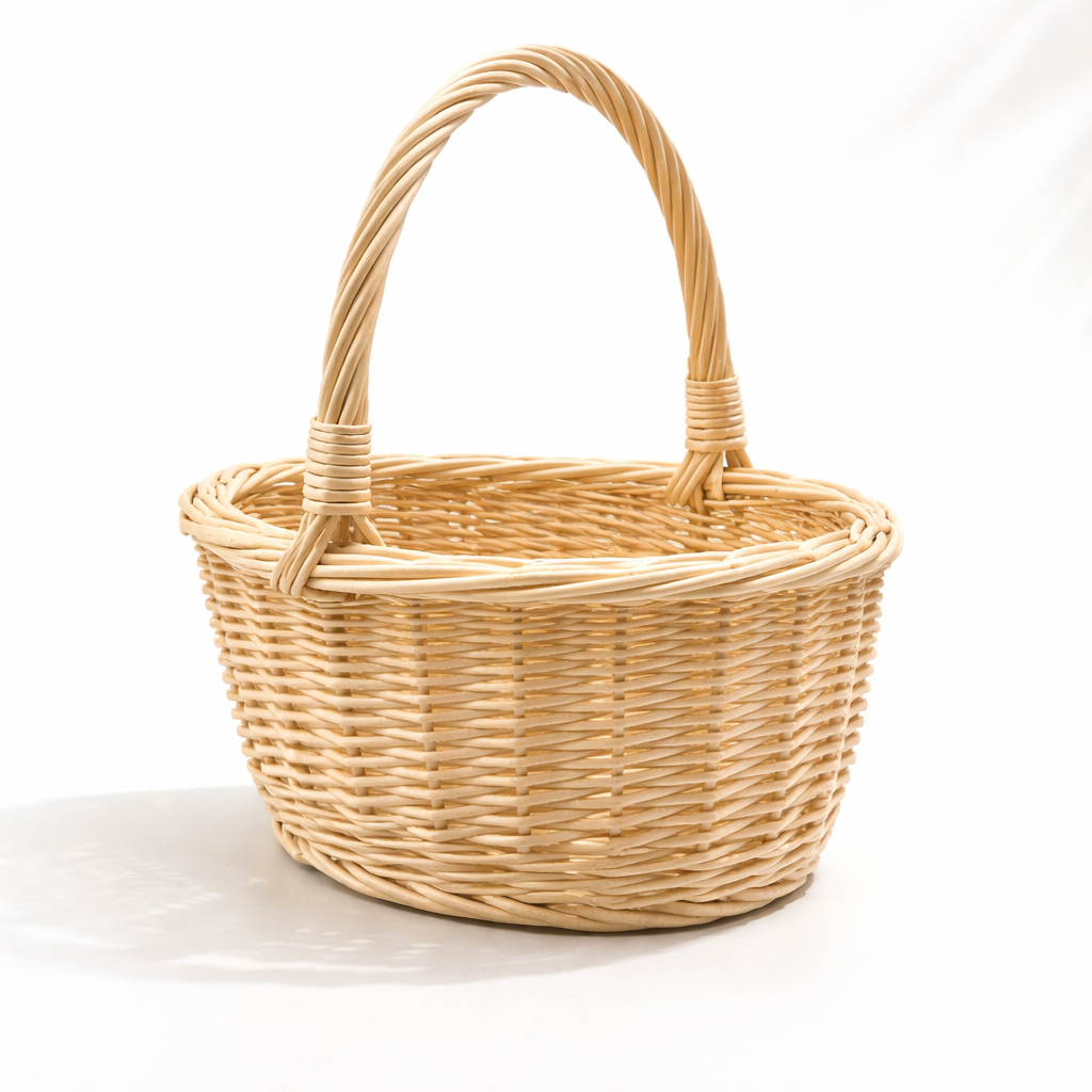 Корзина пасхальная круглая (9889)