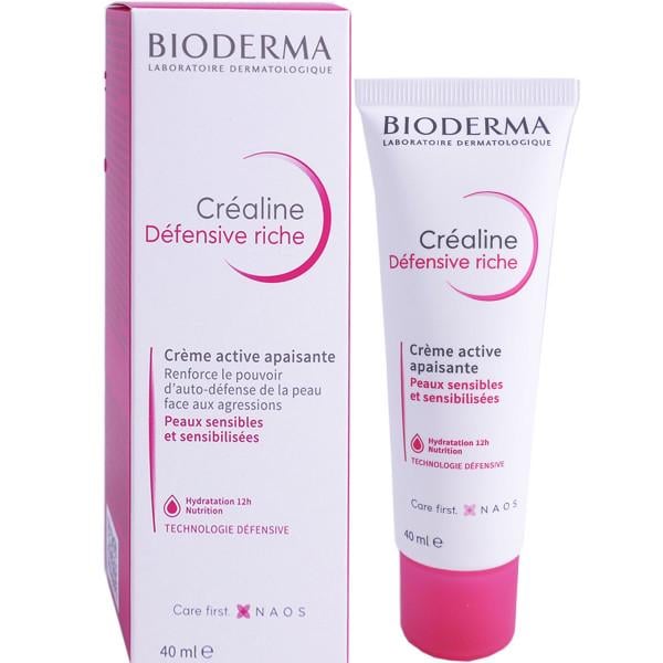 Крем для лица успокаивающий BIODERMA Crealine Defensive rich 40 мл (2361796692)