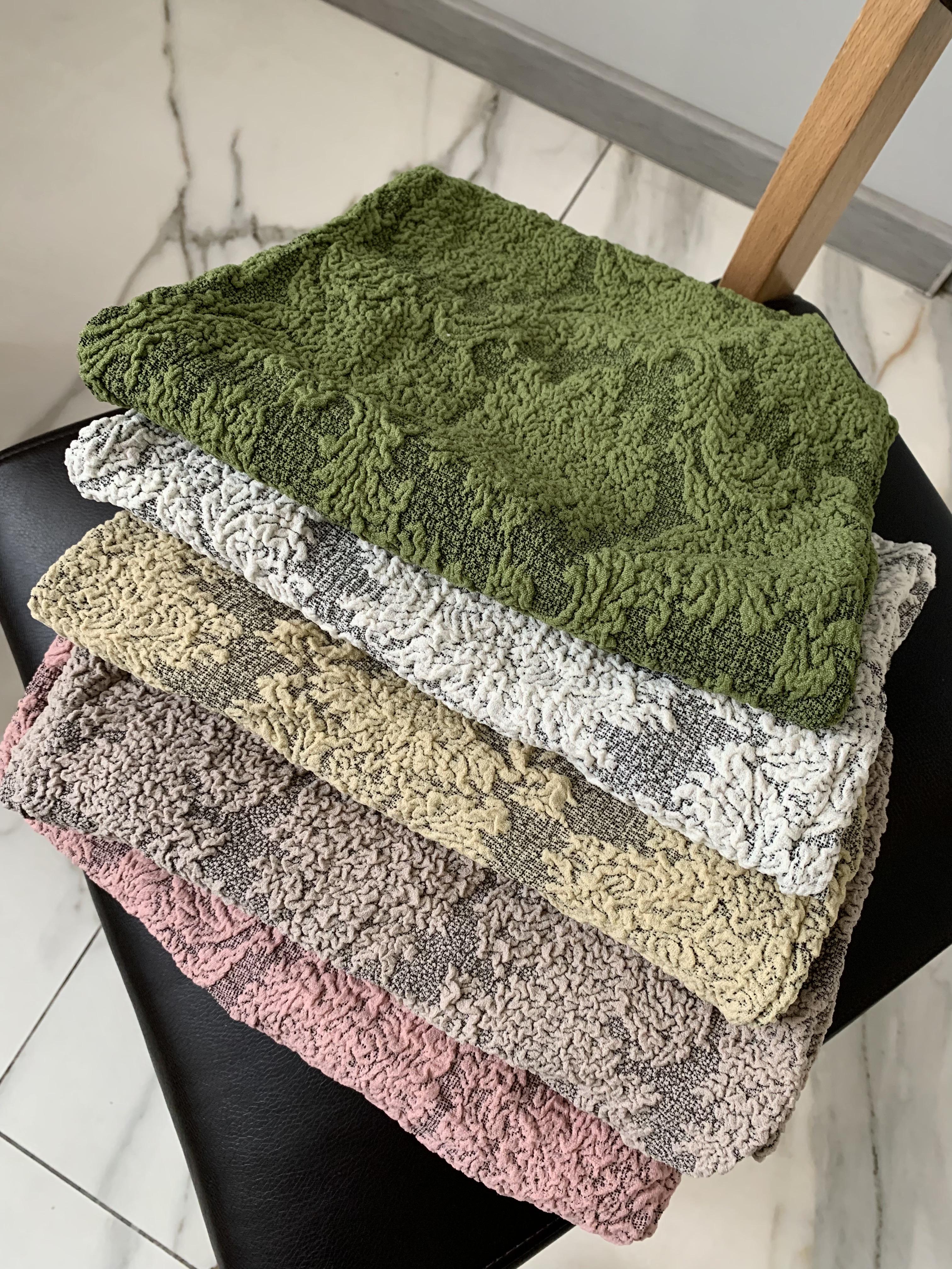 Чехол на Стул со спинкой натяжной жаккард универсальный Зеленый (2151544732) - фото 7 Чехол на Стул со спинкой натяжной жаккард универсальный Зеленый (2151544732) - фото 7