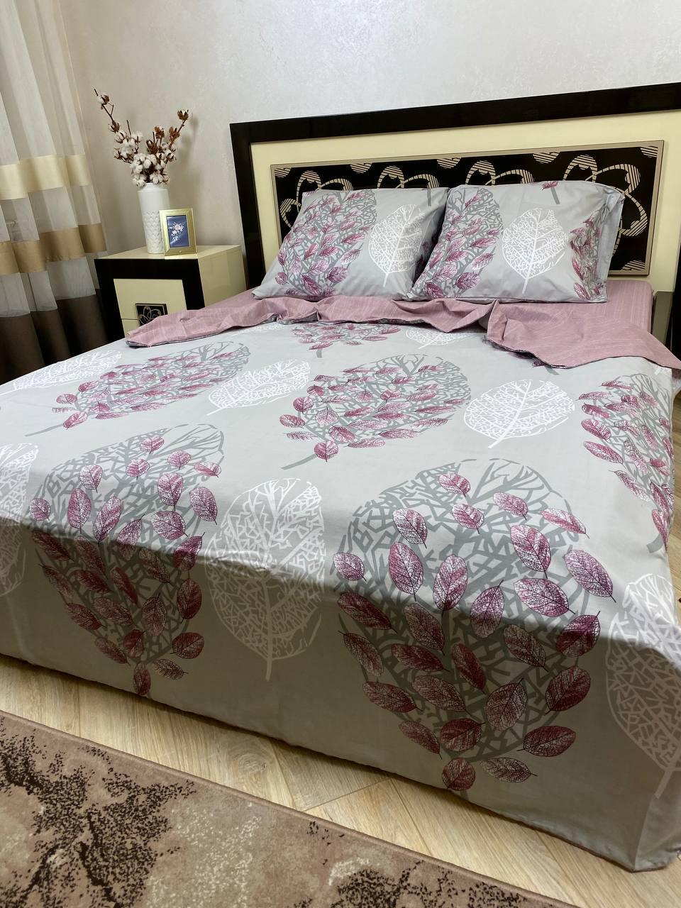 Комплект постельного белья Бонсай семейный наволочки 70x70 см