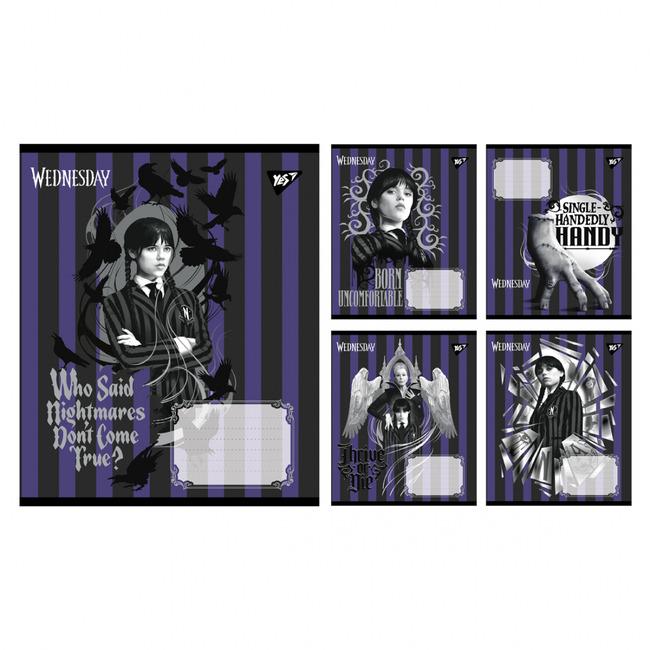 Тетрадь ученическая YES Wednesday: Таинственные уроки А5/24 кл. (768268) - фото 2