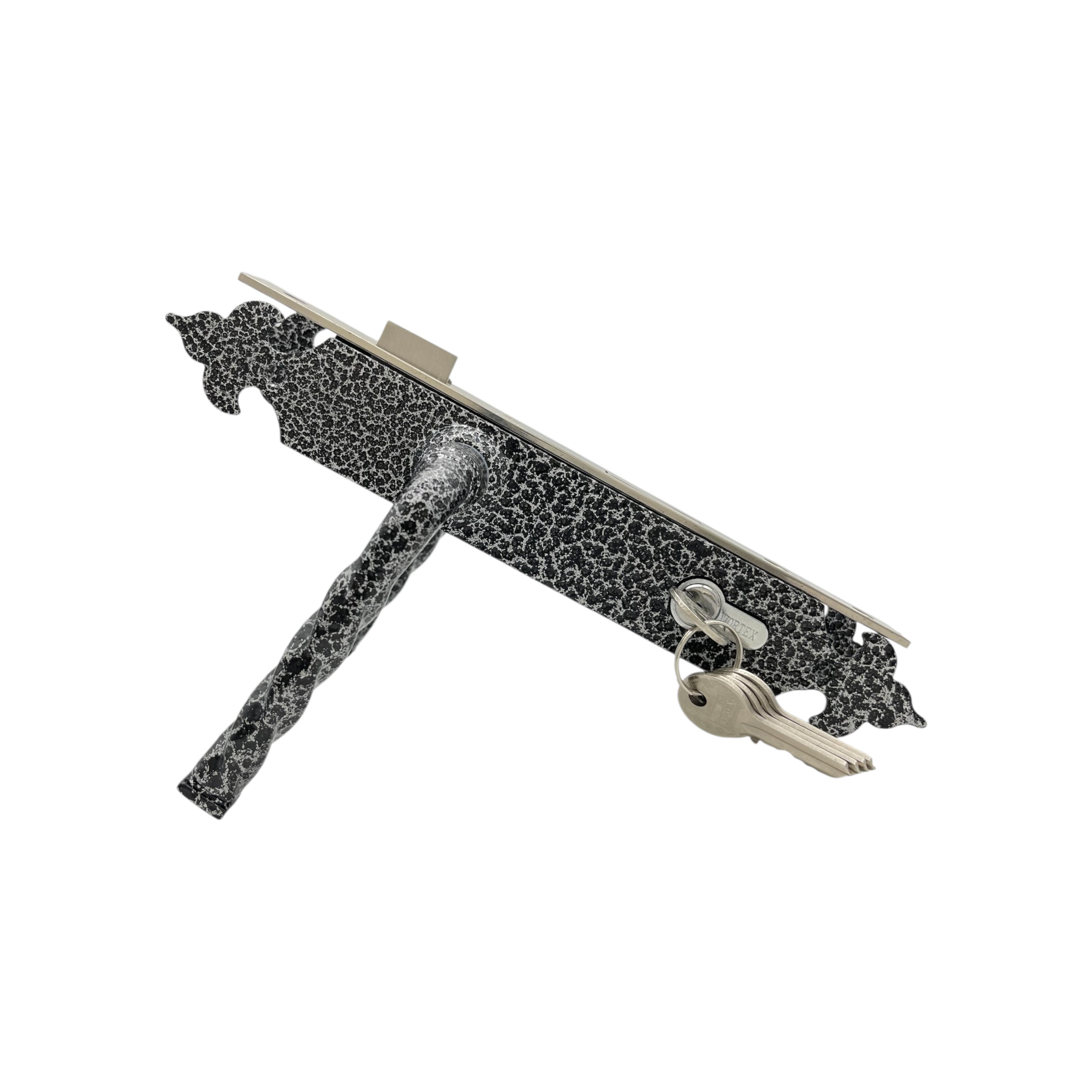 Замок для ворот с ручками под ковку Imperial Серый Замок для ворот с ручками под ковку Imperial Серый