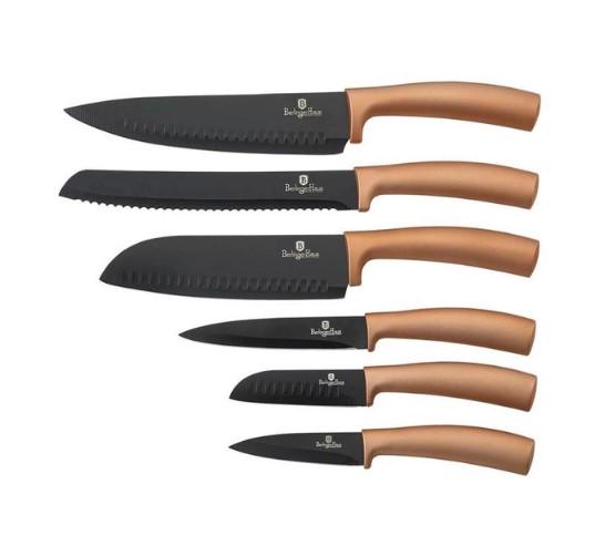 Набір ножів Berlinger Haus Bronze Titan Collection 6 пр. - фото 1