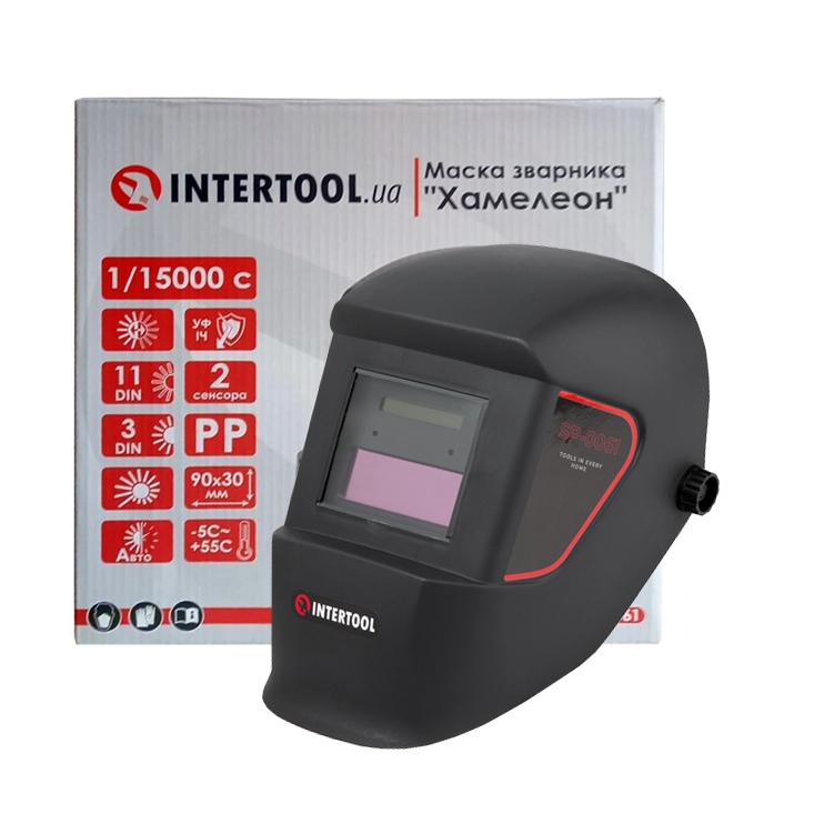 Сварочная маска Intertool SP-006 Хамелеон (31904)