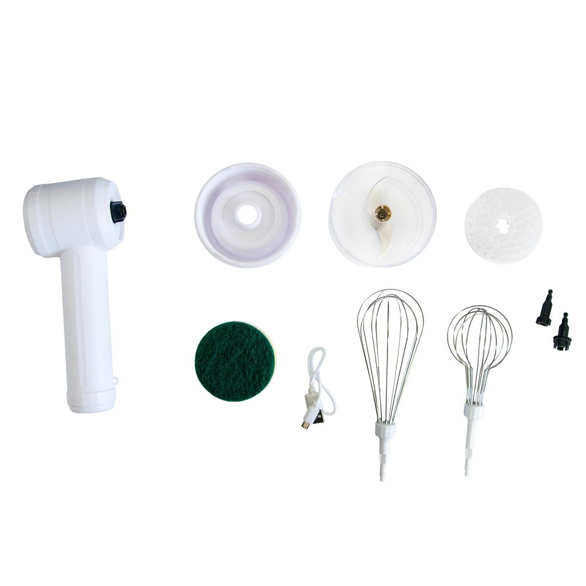 Блендер ручной с насадками Cooking Machine JY-161 3в1 White (1010448)