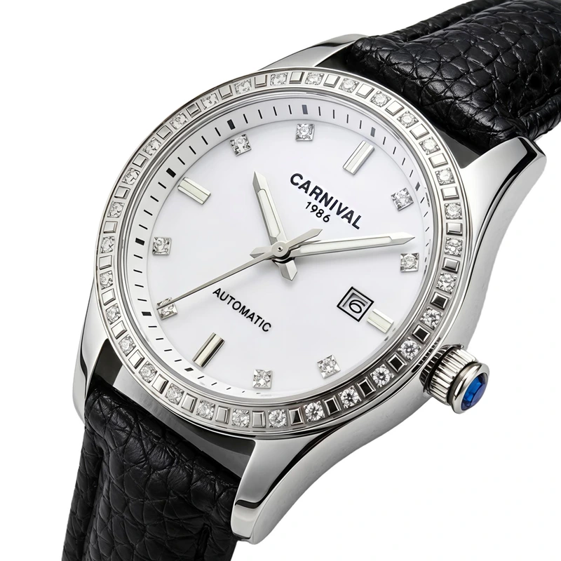 Наручний годинник Carnival Luiza White Leather 2 ремінці (62879) Наручний годинник Carnival Luiza White Leather 2 ремінці (62879)