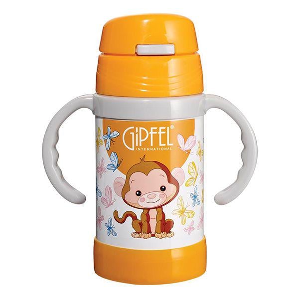 Термос дитячий вакуумний GIPFEL CONTO 260 мл Жовтий (8135)