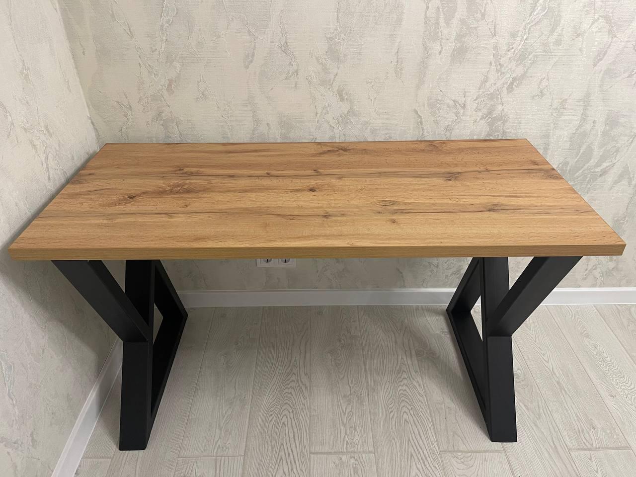 Стол письменный в стиле лофт Серия 1 1200х600х16 мм Дуб тахо (11000109) - фото 7 Стол письменный в стиле лофт Серия 1 1200х600х16 мм Дуб тахо (11000109) - фото 7