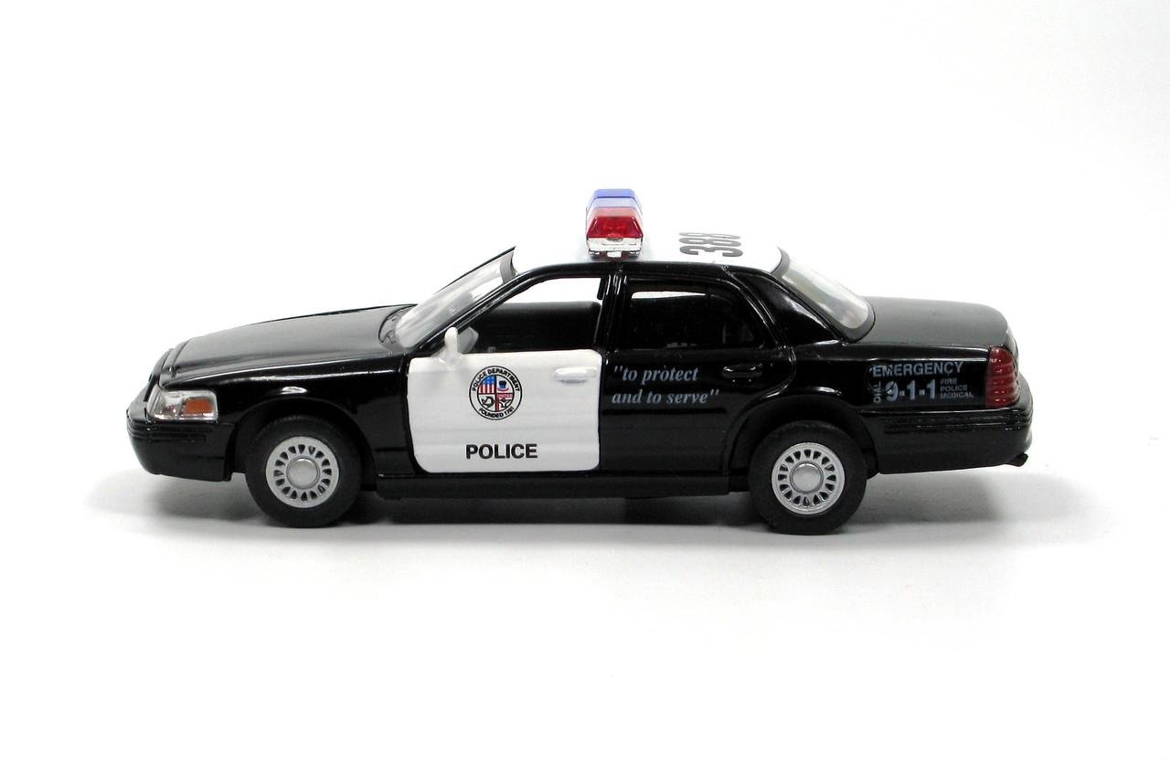 Машина металлическая KT5327P Ford Crown Victoria Interceptor - фото 3