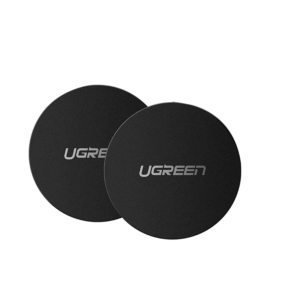 Пластина металлическая Ugreen для магнитного держателя 2 шт. Черный