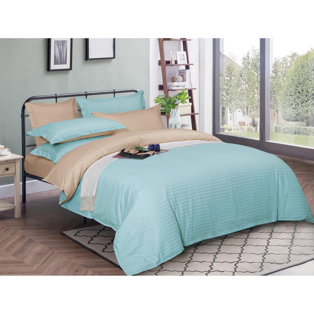 Комплект постельного белья MirSon Satin-Stripe 30-0013+ 30-0004 Rovena 110х140 см (2200005247167)