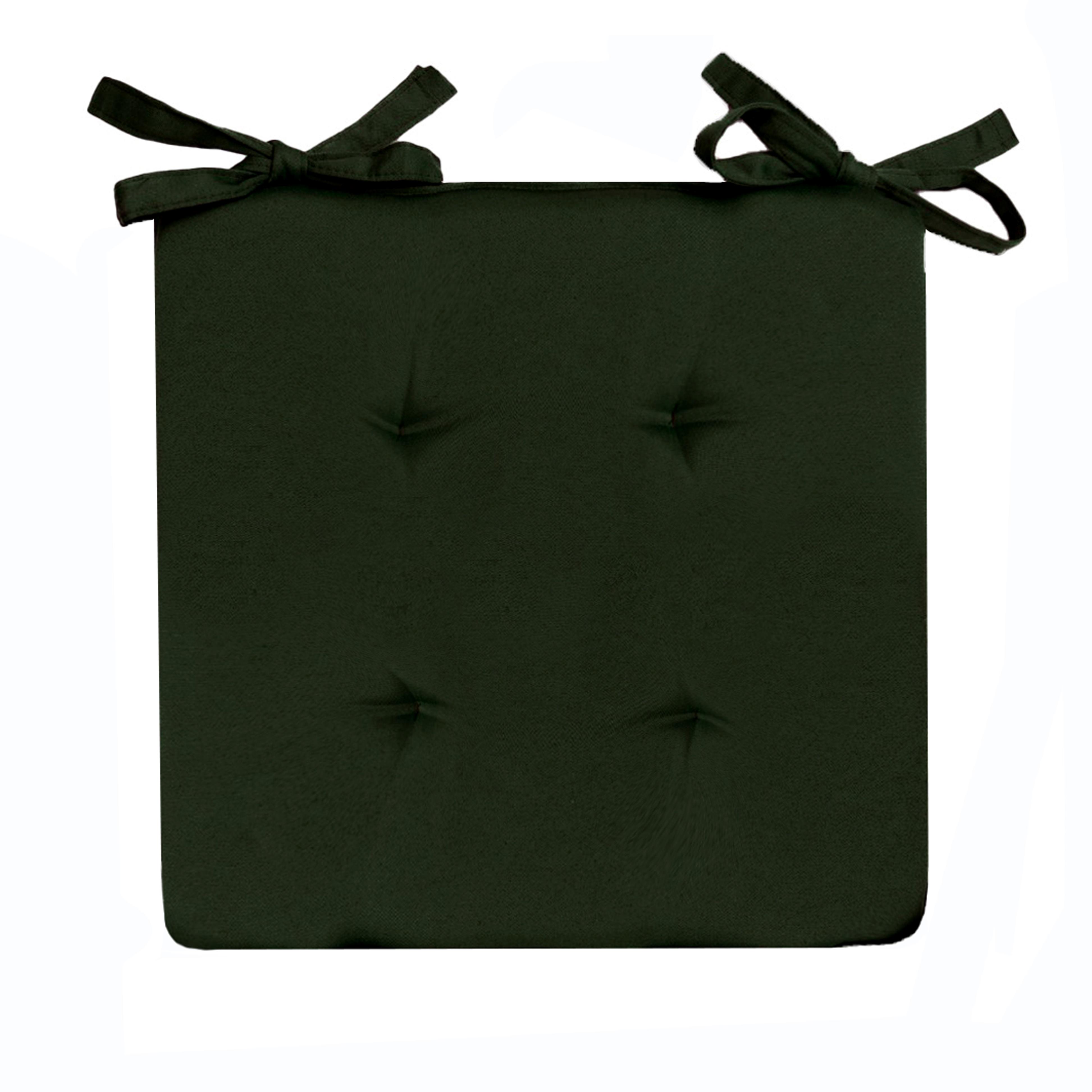 Подушка для стула/кресла/табурета 40х40х2 см Темный хаки (2426712268)