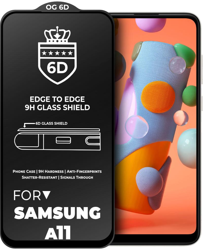 Защитное стекло 6D OG Crown для Samsung Galaxy A11 A115 Black (19020) Защитное стекло 6D OG Crown для Samsung Galaxy A11 A115 Black (19020)