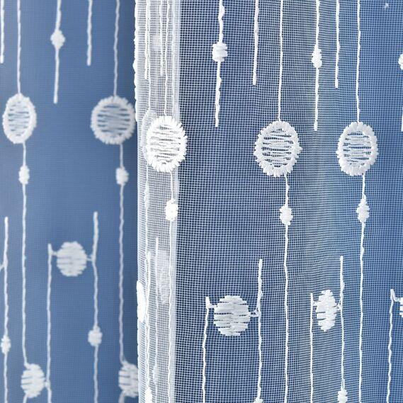 Тюль сетка IDEIA Веселина V-EKRU 2,8 м c вышивкой Молочный (2200004263151)