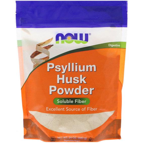 Клітковина NOW Foods Psyllium Husk Powder 1,5 lbs 680 г 76 порций (NOW-05978)