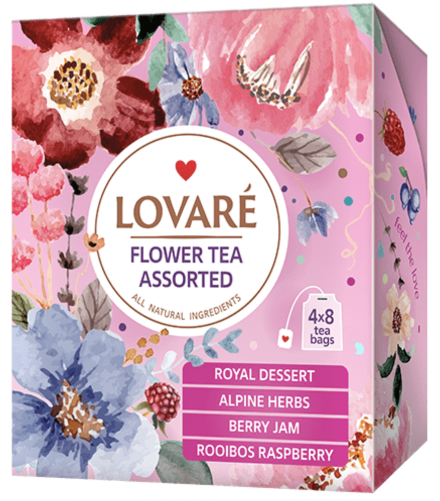 Чай Lovare Цветочное ассорти 32 пакетика (lov1039)
