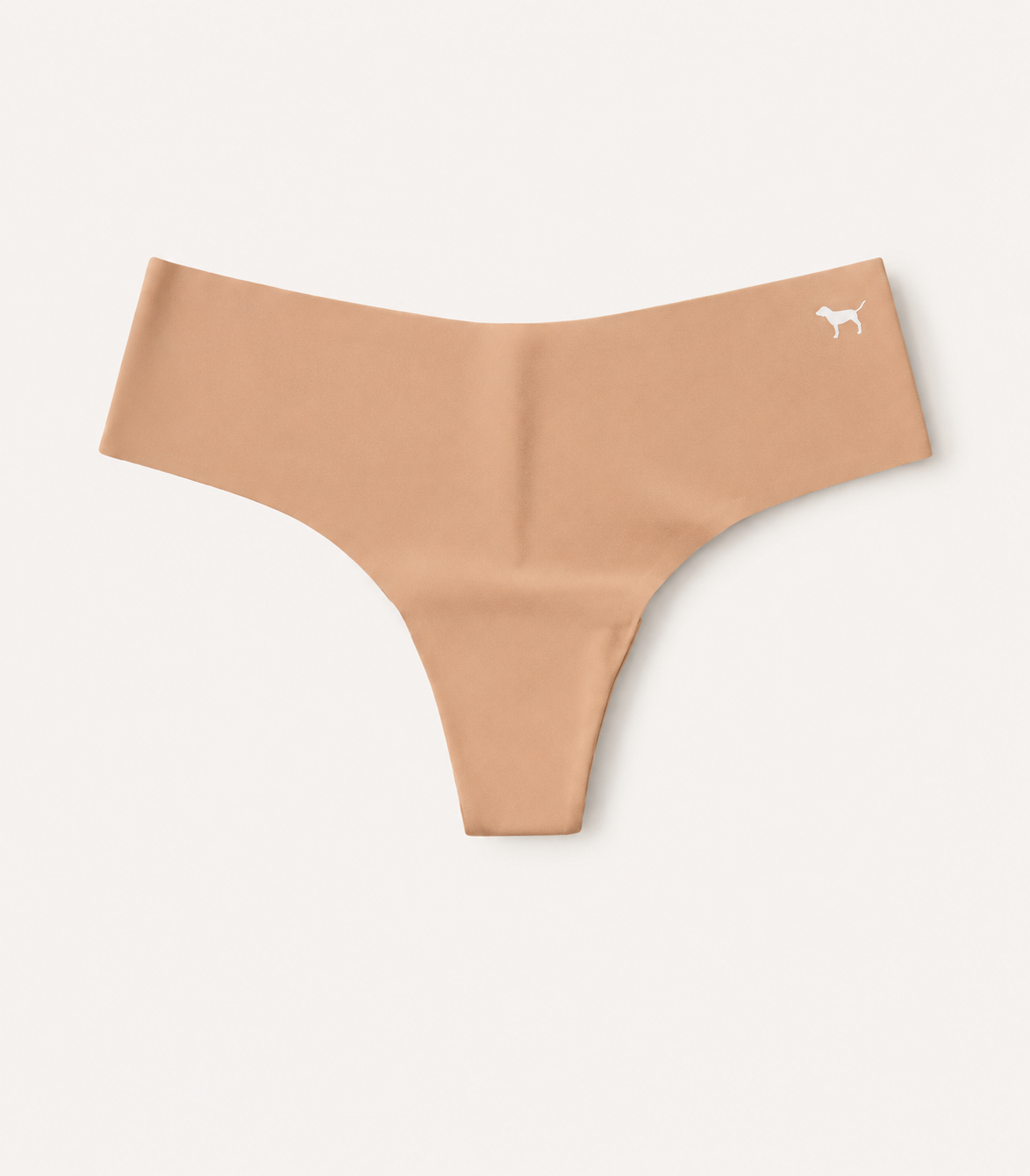Трусики бесшовные Victoria’s Secret No-Show Thong Panty Beige S Бежевый (26486571)