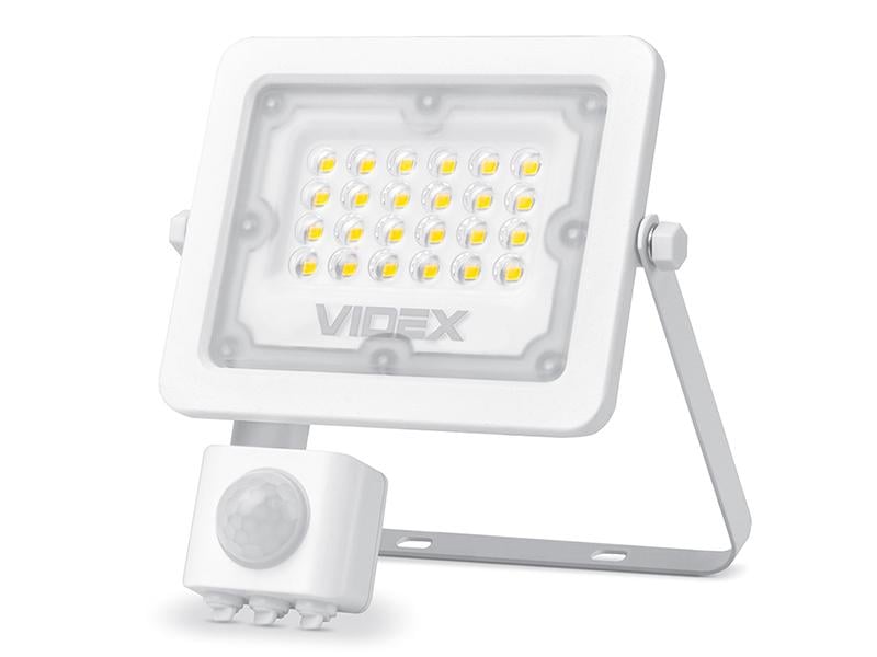 Прожектор світлодіодний Videx F2e VL-F2e105W-S з датчиком руху та освітленості 10W 5000K 220 V IP65 (7345) - фото 2