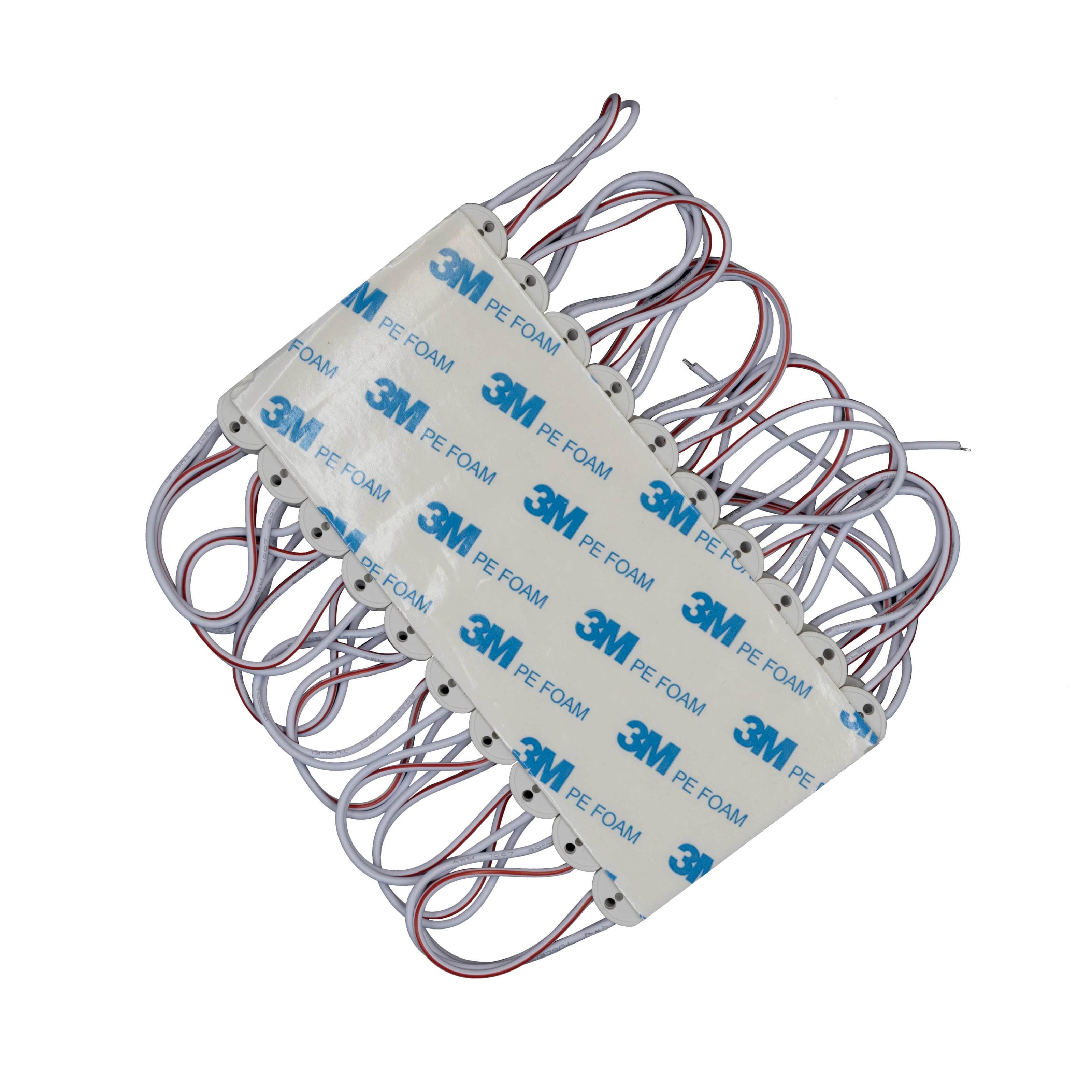 Светодиодный модуль Prolum T1 SMD2835 3 LED 12V 1W IP66 с линзой Белый (321011) - фото 3 Светодиодный модуль Prolum T1 SMD2835 3 LED 12V 1W IP66 с линзой Белый (321011) - фото 3