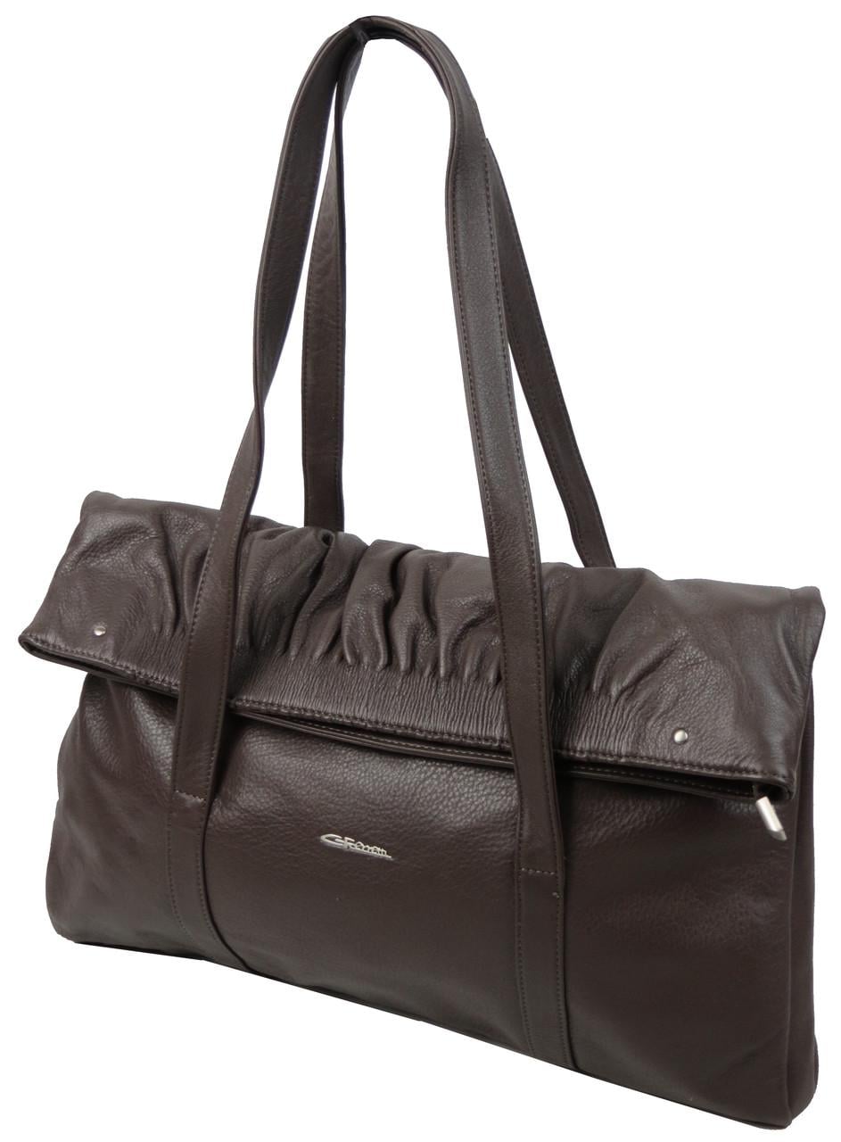 Сумка женская из натуральной кожи Giorgio Ferretti 32413P18 Коричневый