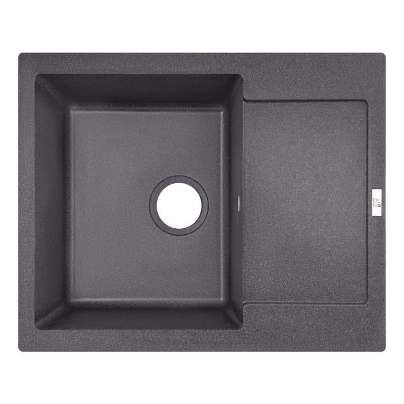 Кухонная мойка Lidz GRF-13 625x500/200 мм Матовый графит