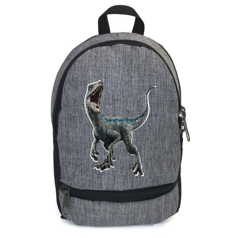 Школьный рюкзак Cappuccino Toys Jurassic World-002 с принтом Парк Юрского периода 12,5 л Серый (1391165815)