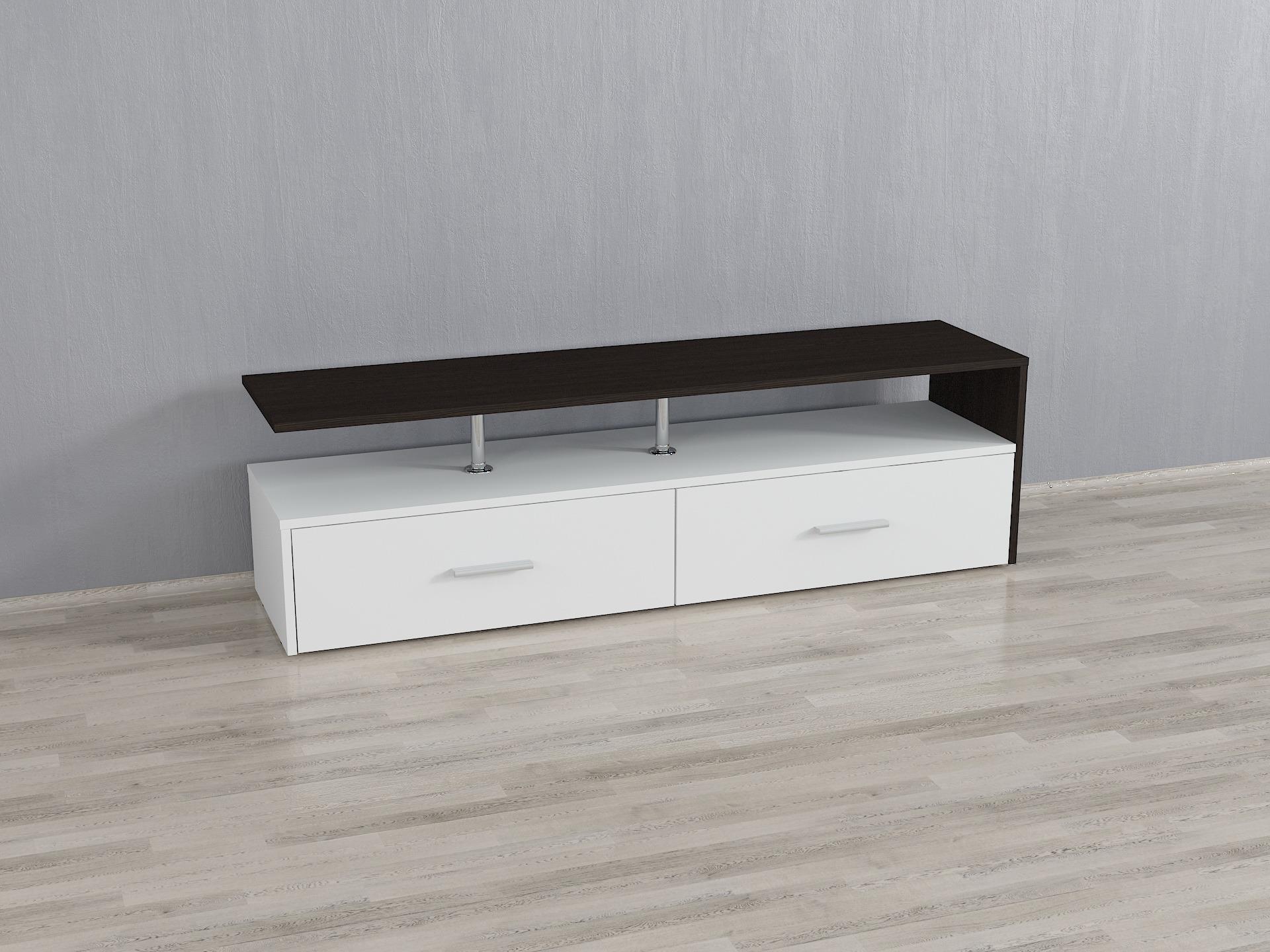 Тумба под телевизор Adela 1400x350x416 мм Венге Магия/Белый Тумба под телевизор Adela 1400x350x416 мм Венге Магия/Белый