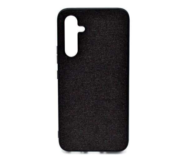 Чохол накладка New Textile leather саse для Samsung Galaxy S24 Plus Чорний