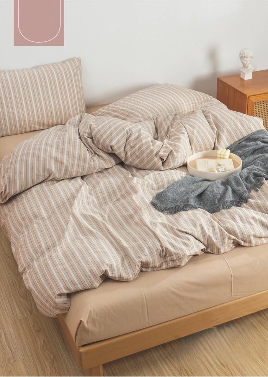 Постельное белье Viluta Wash 07 геометрия вареный хлопок евро (30623)