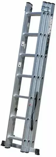 Лестница алюминиевая Nowa EL3170 3 секции/7 ступеней (2047761461) - фото 2 Лестница алюминиевая Nowa EL3170 3 секции/7 ступеней (2047761461) - фото 2