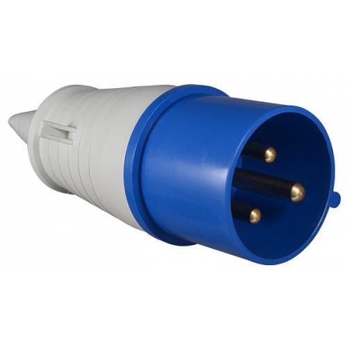 Вилка переносная АСКО-УКРЕМ 023 2Р+ РЕ 32А 220В IP44 2Р+ РЕ (00000022795)