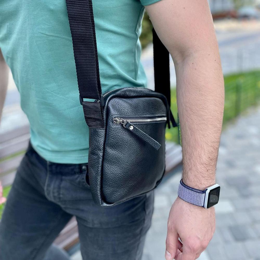 Сумка из натуральной кожи Черный (119530) - фото 21 Сумка из натуральной кожи Черный (119530) - фото 21