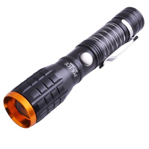 Фонарь диодный 5811 zoom 1xAA с зажимом