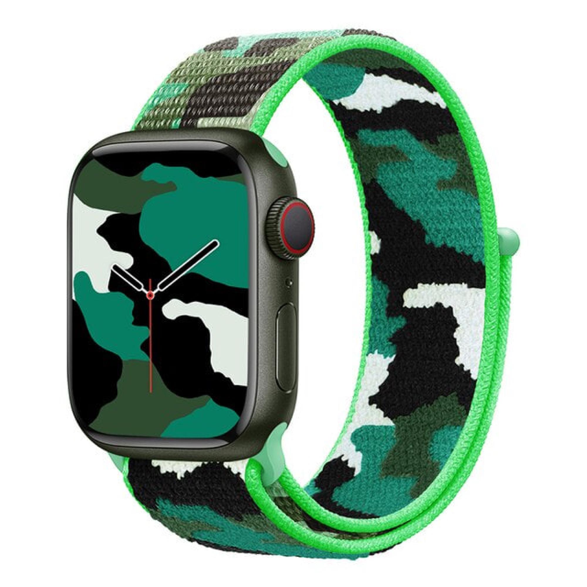 Ремінець для Apple Watch 45 мм Dark Green Camouflage