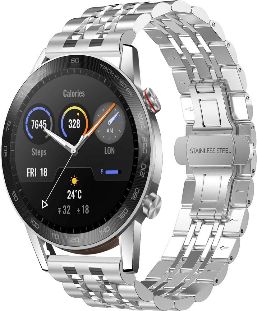 Браслет металлический Spinye для Huawei Watch 3 Pro Silver (28953-59)
