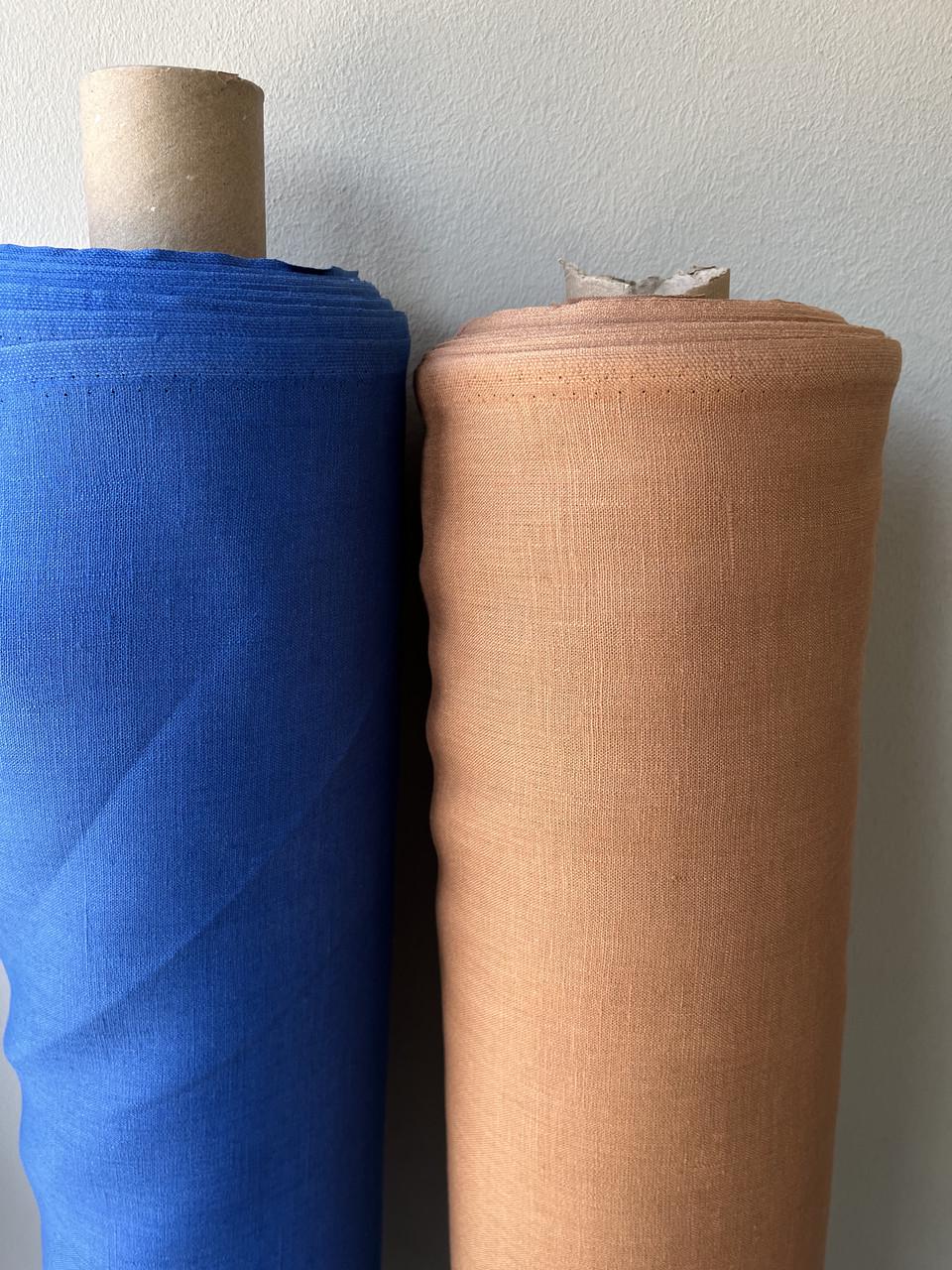 Ткань LINEN PLUS 100% лен 143 см 1224 LION Светло-коричневый - фото 4 Ткань LINEN PLUS 100% лен 143 см 1224 LION Светло-коричневый - фото 4