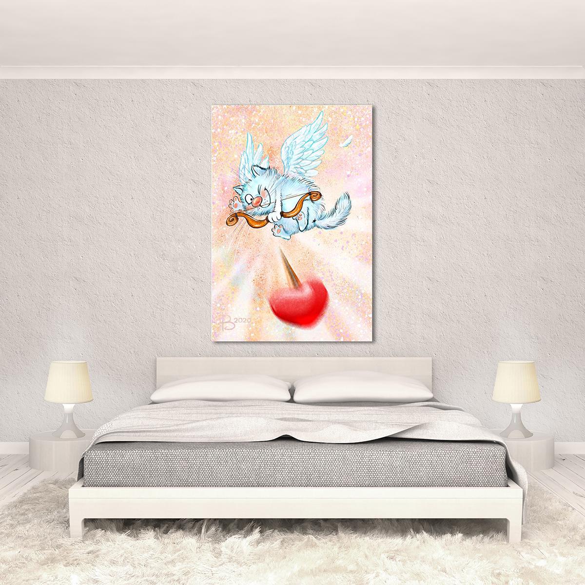 Модульная картина Амурчик 1 модуль 50x75 см (_rinaz_20201633005)