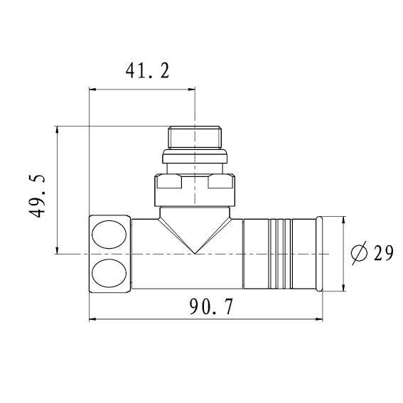 Комплект приборных кранов Raftec RV-2034 1/2х3/4" (57213) - фото 9