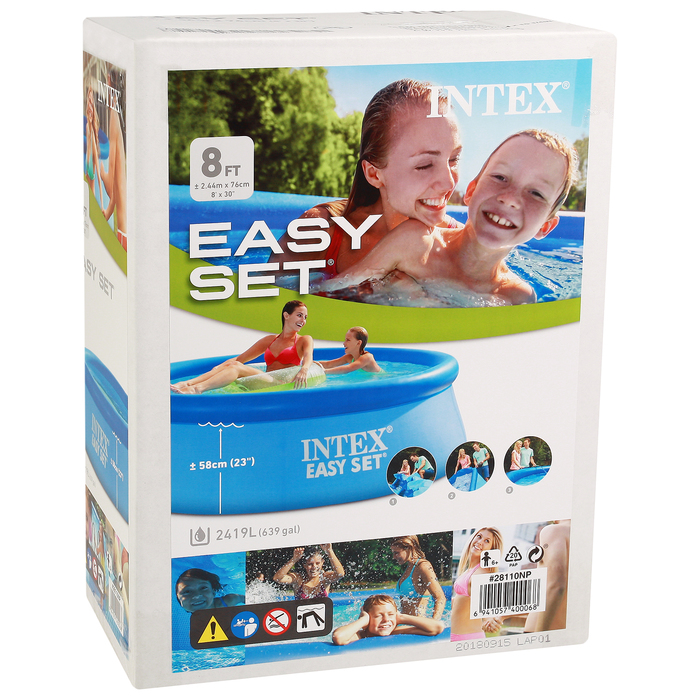 Надувний басейн Intex 28110 244х76 см (7070703) - фото 5