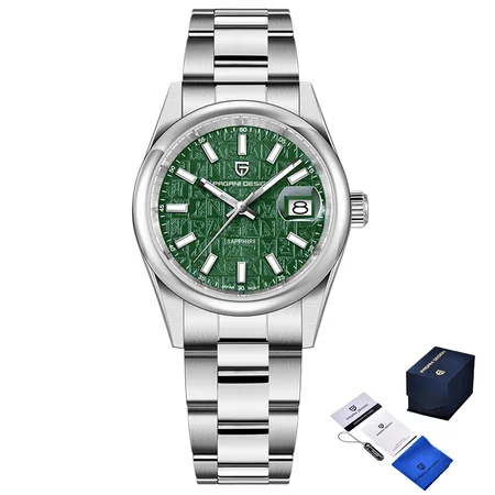 Наручные часы Pagani Design PD-1794M Silver/Green (1138-0246)