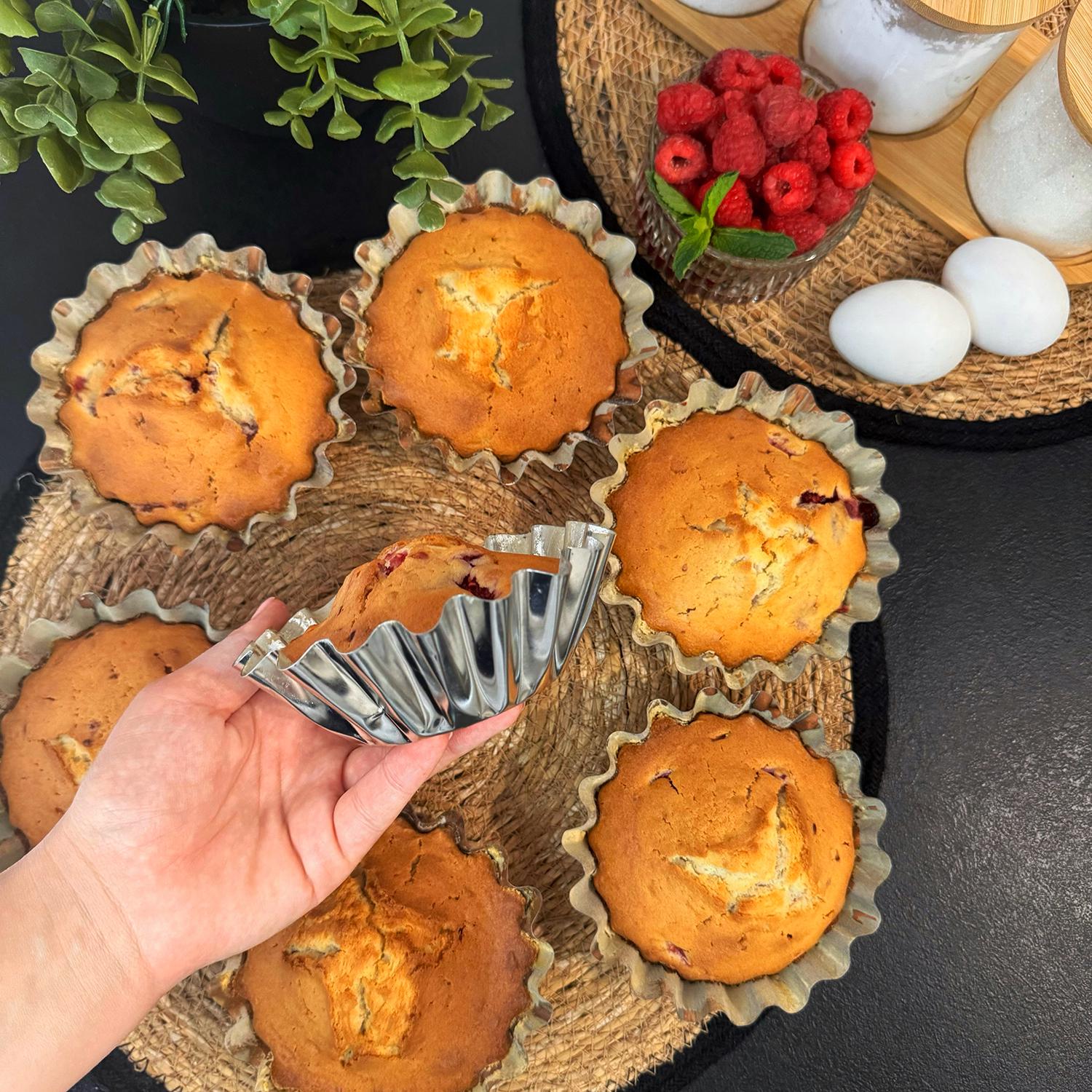 Формочки для выпечки кексов и тарталеток Ø 11,5x6x4 см 10 шт. (84024) - фото 38 Формочки для выпечки кексов и тарталеток Ø 11,5x6x4 см 10 шт. (84024) - фото 38