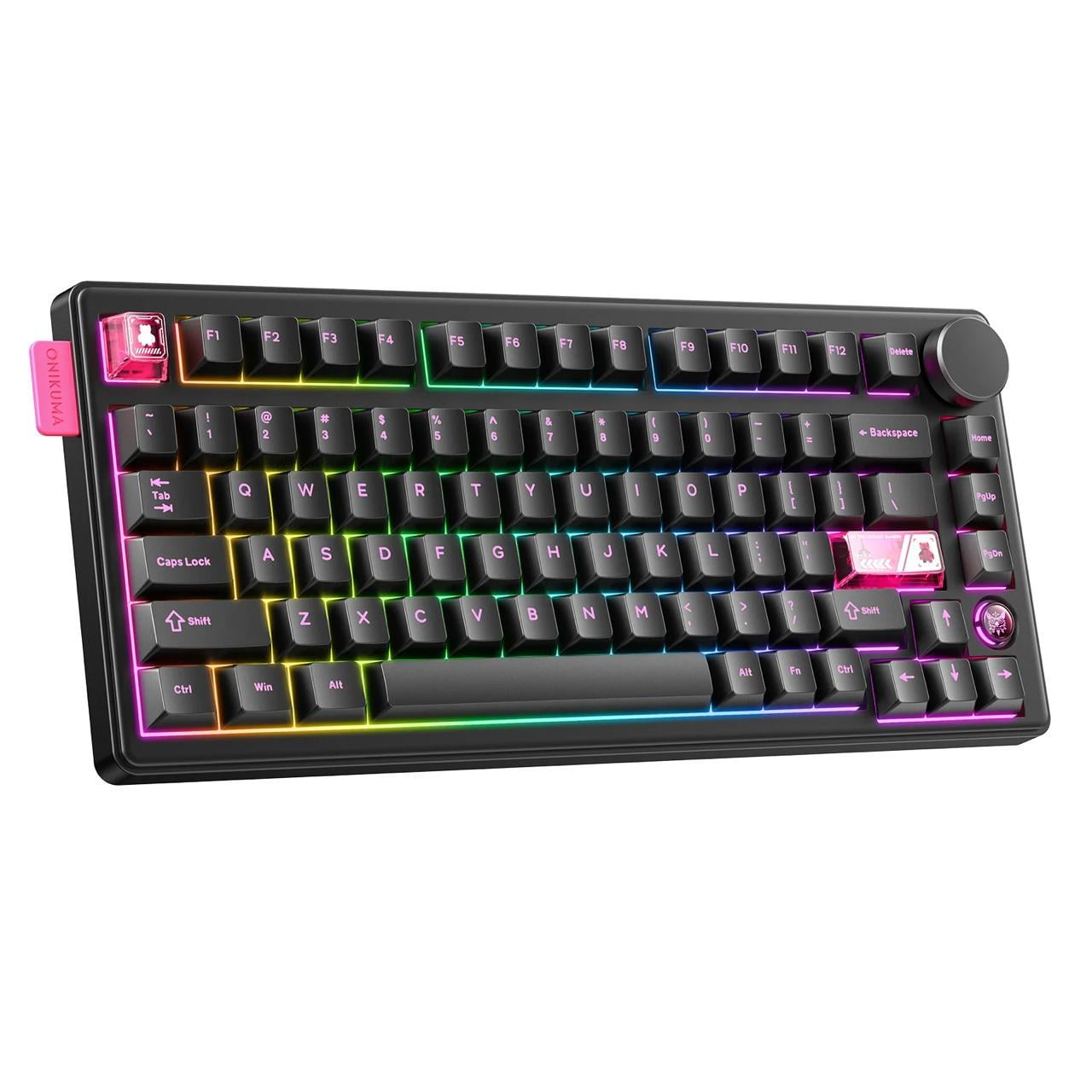 Клавиатура игровая беспроводная Onikuma RGB Черный (34640567)