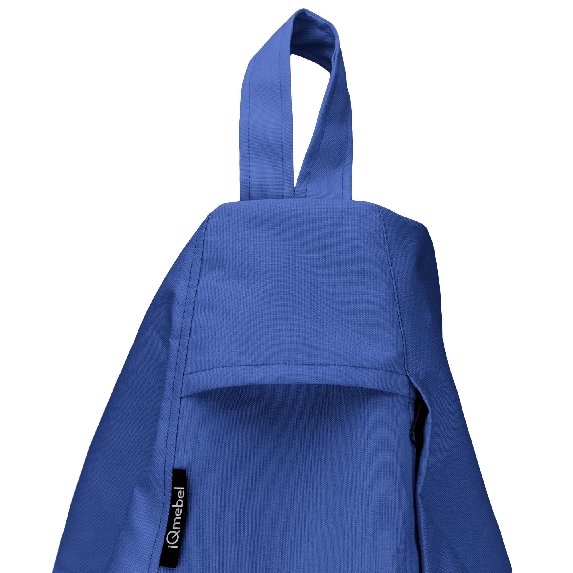 Кресло-мешок Студия Комфорта Груша оксфорд флекс 120х85 см Синий (901224) - фото 6